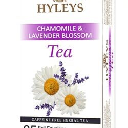 Chá Hyleys Camomila e Lavanda Blossom - 25 Sachês | Relaxamento e Bem-Estar Natural