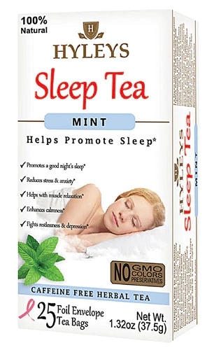Hyleys Sleep Tea Hortelã - Chá para Dormir 25 Sachês