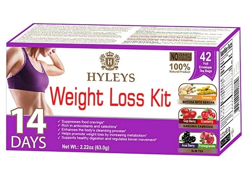 Hyleys Tea Weight Loss Kit 14 Dias - 42 Sachês para Emagrecimento Saudável