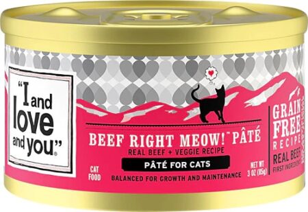 I and Love and You Beef Right Meow Recipe Beef Pate -- 3 oz Each / Pack of 24