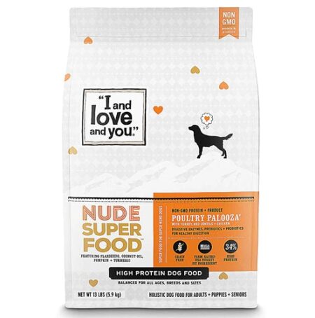 I and Love and You Naked Essentials Grain Free Dog Food Turkey, Garbanzo Beans, Red Lentils, Veggies & Fruit -- 13 lbs