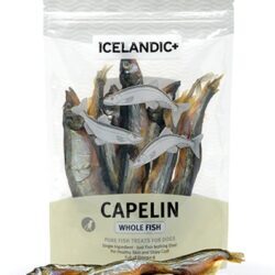 Petisco Natural Icelandic Plus Capelin Peixe Inteiro Cão 70g - Saúde e Sabor Islandês