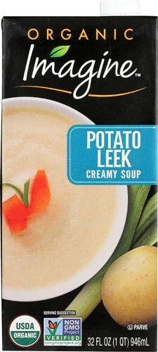 Imagine Foods Sopa Cremosa de Batata e Alho-Poró Orgânica - 946ml