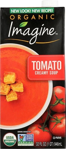 Sopa Orgânica Cremosa de Tomate Imagine Foods 946ml - Sabor e Nutrição Premium