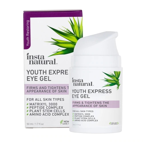 InstaNatural Gel para Olhos 50ml: Redução de Rugas, Olheiras e Inchaço