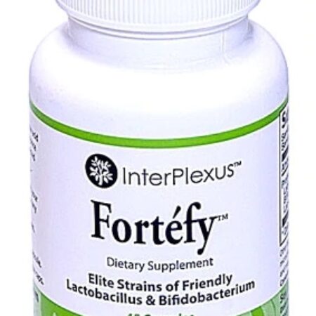 InterPlexus Fortefy™: 45 Cápsulas de Lactobacillus e Bifidobacterium para Saúde Intestinal — foto 1