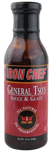 Molho General Tso Iron Chef para Frango e Carnes - 443ml