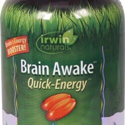 Irwin Naturals Brain Awake™ Quick-Energy™ - 60 Cápsulas Gelatinosas Líquidas para Energia Rápida