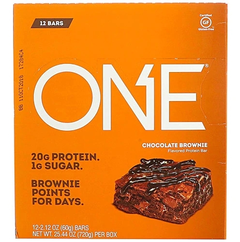 ISS Research OhYeah!® ONE Bar Chocolate Brownie - Caixa com 12 Barras (Aprox. 720g)