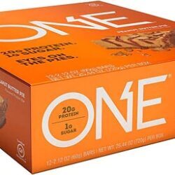 Barra de Proteína ISS Research OhYeah!® ONE Peanut Butter Pie - Caixa com 12 Unidades (Aprox. 60g cada)