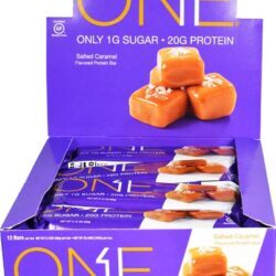 Barra de Proteína ISS Research OhYeah!® ONE Salty Caramel - Caixa com 12 Unidades (Aprox. 70g cada)