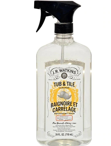 Limpador de Banheiro e Azulejos J.R. Watkins Cítrico - 680ml (24 fl oz) - Brilho Natural e Frescor Revigorante