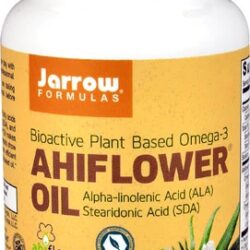 Jarrow Formulas Ahiflower® Oil 750mg - 60 Cápsulas Veganas - Óleo de Ahiflower para Bem-Estar Completo