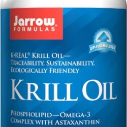 Jarrow Formulas Krill Oil 1200mg - Óleo de Krill Puro com Ômega-3, EPA e DHA - 120 Cápsulas