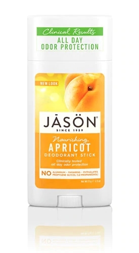 Desodorante Stick Jason Nutritivo Damasco 70g - Proteção Natural e Suave