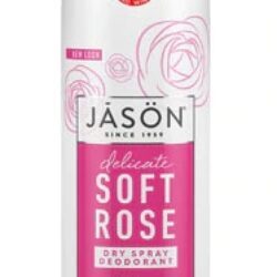 Desodorante em Spray Jason Soft Rose - 112ml (3.8 fl oz) - Proteção Natural e Suave