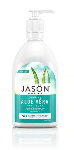 Sabonete Líquido Jason Aloe Vera Calmante 473ml - Pele Suave e Hidratada