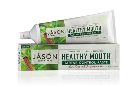 Jason Healthy Mouth® Antiplaque & Tartar Control Toothpaste Tea Tree Oil and Cinnamon -- 4.2 oz