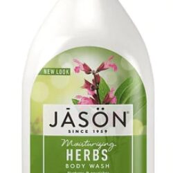 Sabonete Líquido Corporal Jason Moisturizing Herbs 887ml - Hidratação Profunda e Bem-Estar