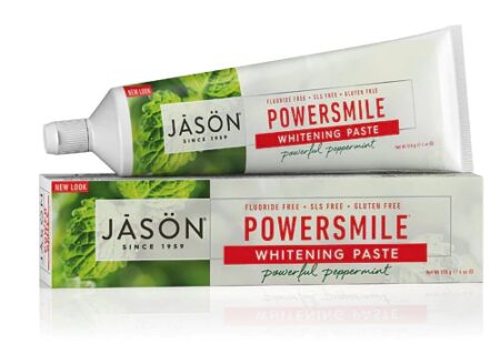 Jason PowerSmile® Whitening Toothpaste Powerful Peppermint Paste -- 6 oz