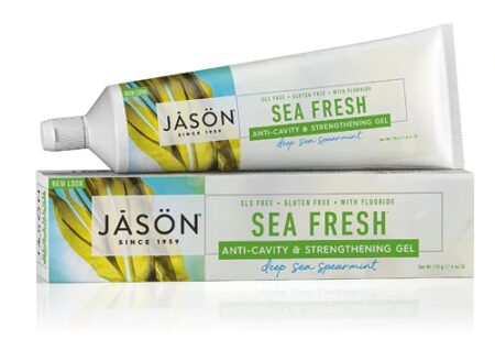 Jason Sea Fresh® Anti-Cavity & Strengthening Toothpaste Deep Sea Spearmint Gel -- 6 oz