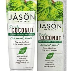 Creme Dental Jason Simply Coconut™ Fortalecedor Coco e Menta - 119g