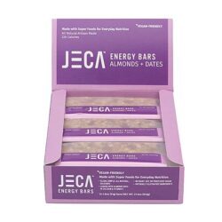 Barra Energética Jeca Amêndoas e Tâmaras - Pacote com 12 Unidades (Aprox. 510g)