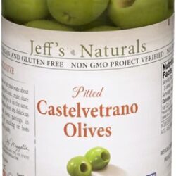 Azeitonas Castelvetrano Sem Caroço Jeff's Naturals 156g - Sabor Mediterrâneo Autêntico