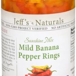 Pimenta Banana Suave Jeff's Naturals Sunshine Mix em Conserva - 355ml: Sabor e Saúde