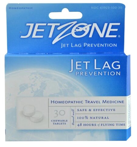 Jetzone Jet Lag Prevention -- 30 Chewable Tablets