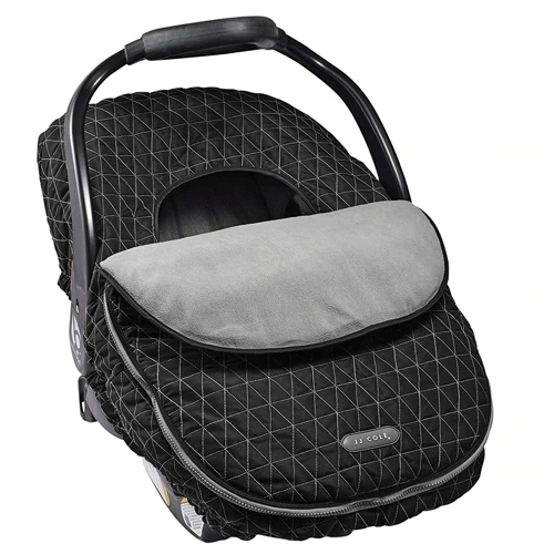 Capa para Bebê Conforto JJ Cole Tri-Stitch Black - Proteção e Conforto Essenciais (1 Unidade)