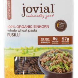 Macarrão Integral Jovial Organic Einkorn Fusilli 340g - Trigo Sarraceno Ancestral