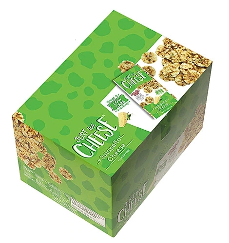 Just The Cheese Minis Jalapeño Sem Glúten – 16 Pacotes (Aprox. 453g)