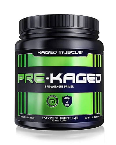 Pré-Treino Kaged Muscle Pre-Kaged Krisp Apple - 20 Doses | Energia e Foco Máximos