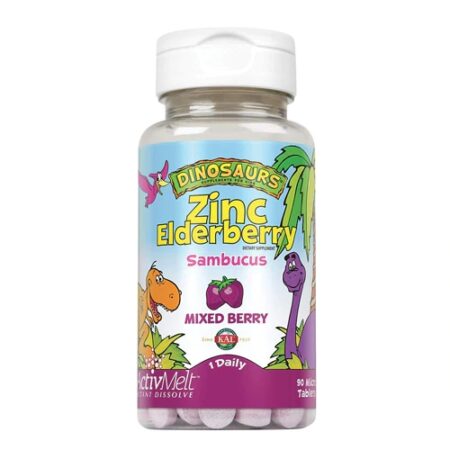 KAL Dinosaurs® Zinc Elderberry ActivMelt™ Mixed Berries -- 90 MicroTablets