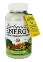 Kal Enhanced Energy® Multivitamínico de Alimentos Integrais - 180 Comprimidos Vegetarianos - Energia e Bem-Estar