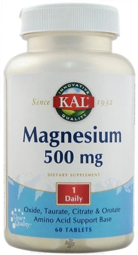 Kal Magnésio 500 mg - 60 Comprimidos: Energia, Relaxamento e Bem-Estar Essencial
