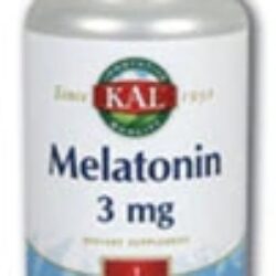 KAL Melatonina Suplemento Alimentar - 3mg - 60 Comprimidos para Sono Reparador