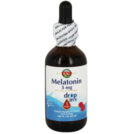 KAL Melatonin Drop Ins™ Dietary Supplement Natural Raspberry -- 3 mg - 1.85 fl oz