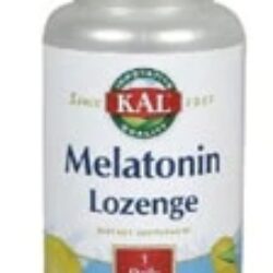 Kal Melatonina Pastilha Sabor Limão 5mg - 60 Pastilhas para Sono Reparador