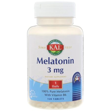 KAL Melatonin Sustained Release -- 3 mg - 120 Tablets