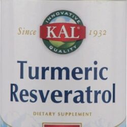 Kal Turmeric Resveratrol 30 Tablets: Potência Antioxidante para sua Saúde e Bem-Estar