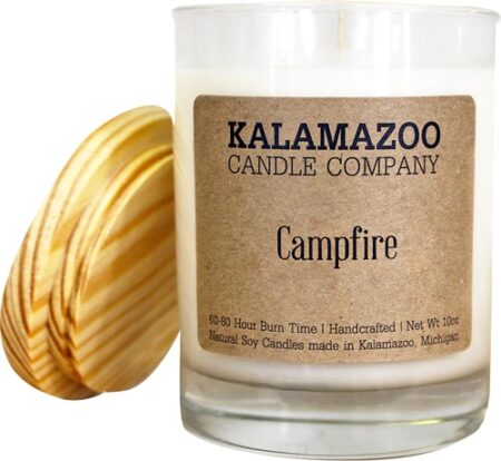 Kalamazoo Candle Company Jar Candle - Campfire -- 10 oz