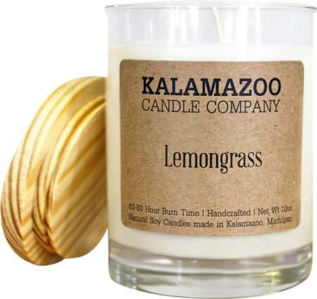 Kalamazoo Candle Company Jar Candle Lemongrass -- 10 oz