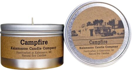 Kalamazoo Candle Company Tin Candle - Campfire -- 6.5 oz