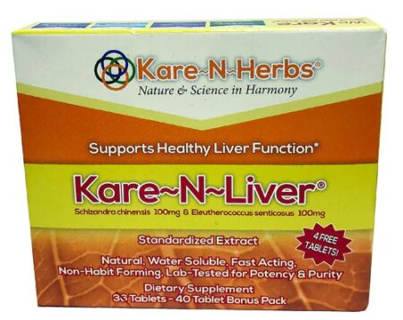 Kare-N-Herbs Kare-N-Liver -- 40 Tablets