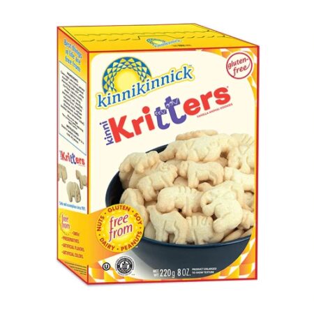 Kinnikinnick Foods KinniKritters Animal Cookies Gluten Free Vanilla -- 8 oz