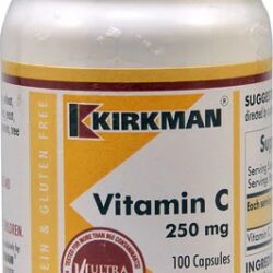Kirkman Vitamina C 250mg - 100 Cápsulas: Imunidade e Bem-Estar Essenciais