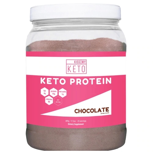 Kiss My Keto Protein Chocolate - 25 Porções - Sua Dose Diária de Energia e Sabor Keto!