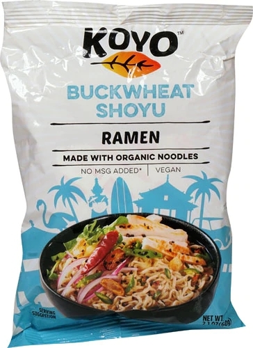 Koyo Macarrão Ramen de Trigo Sarraceno Shoyu - 60g: Sabor Autêntico e Nutrição Equilibrada